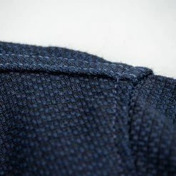 NEW ARRIVALS ONI Denim 03100-ID Sashiko Dobby Coverall Jacket Indigo 57 NEW ARRIVALS ONI Denim 03100-ID Sashiko Dobby Coverall Jacket Indigo