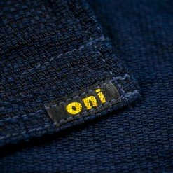 NEW ARRIVALS ONI Denim 03100-ID Sashiko Dobby Coverall Jacket Indigo 58 NEW ARRIVALS ONI Denim 03100-ID Sashiko Dobby Coverall Jacket Indigo