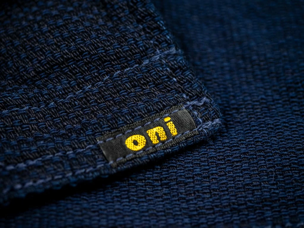 NEW ARRIVALS ONI Denim 03100-ID Sashiko Dobby Coverall Jacket Indigo 30 NEW ARRIVALS ONI Denim 03100-ID Sashiko Dobby Coverall Jacket Indigo