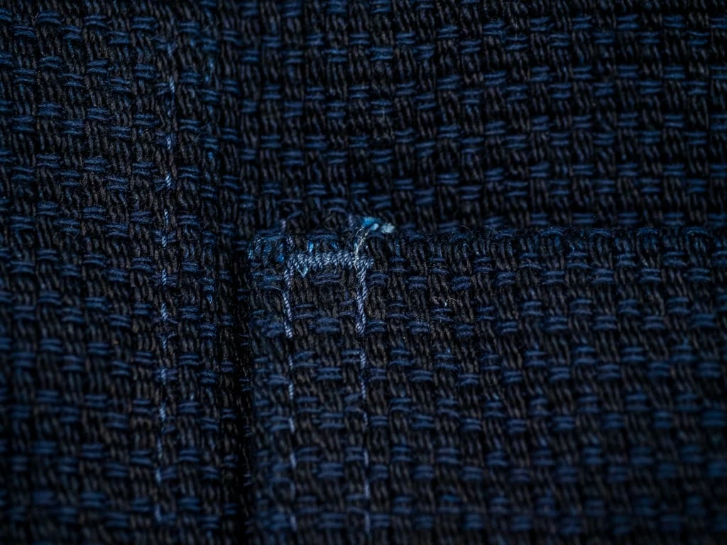 NEW ARRIVALS ONI Denim 03100-ID Sashiko Dobby Coverall Jacket Indigo 31 NEW ARRIVALS ONI Denim 03100-ID Sashiko Dobby Coverall Jacket Indigo