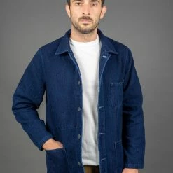 ONI Denim 03501-WIDD Indigo Dobby Twill Coverall Jacket Biowash