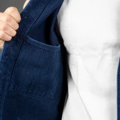 ONI Denim 03501-WIDD Indigo Dobby Twill Coverall Jacket Biowash 36 ONI Denim 03501-WIDD Indigo Dobby Twill Coverall Jacket Biowash