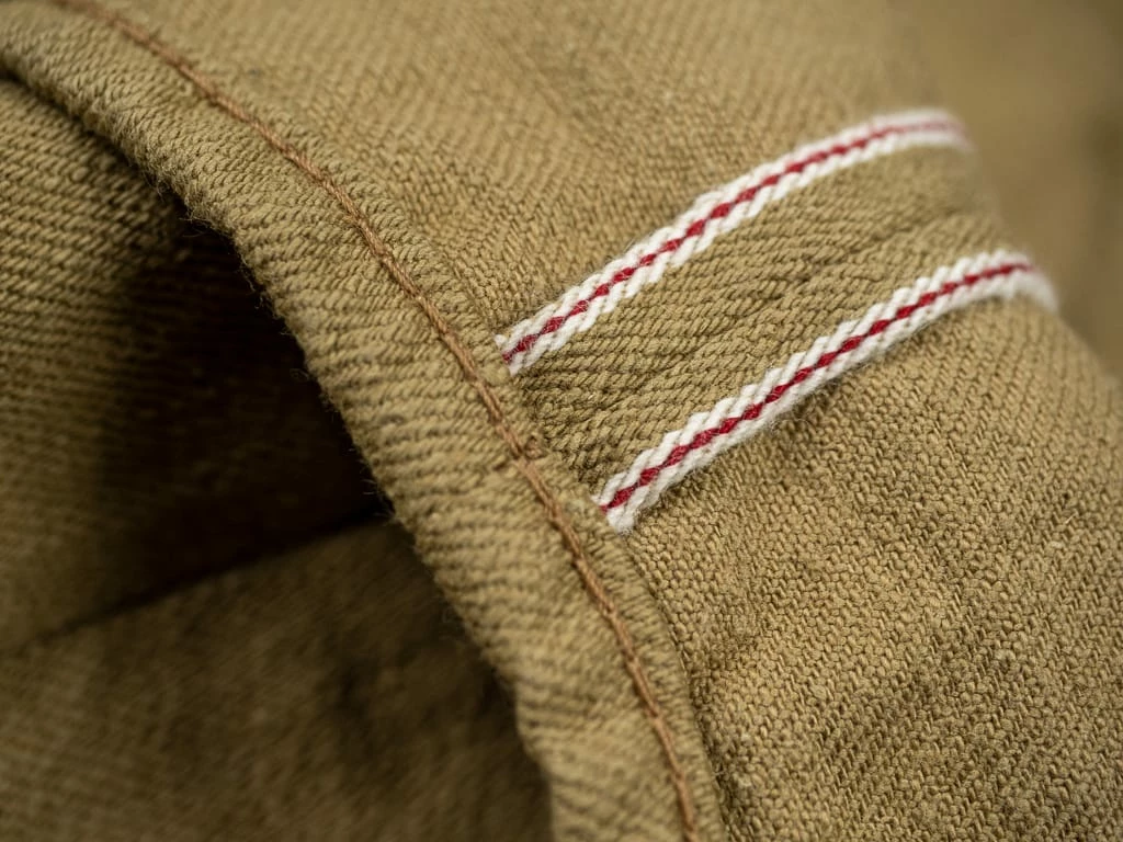 NEW ARRIVALS ONI Denim 612KHBE "Super Low Tension Khaki-Beige" 12oz Relaxed Tapered Jeans 34 NEW ARRIVALS ONI Denim 612KHBE "Super Low Tension Khaki-Beige" 12oz Relaxed Tapered Jeans