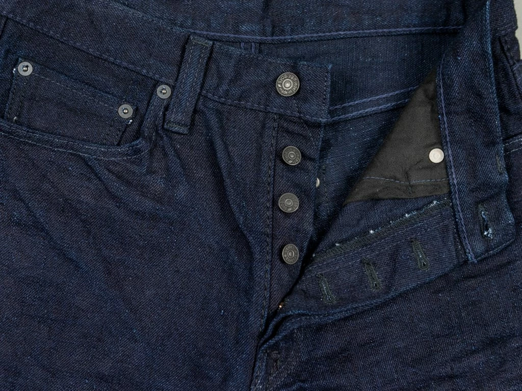 Pure Blue Japan XX-18oz-019 "Double Indigo" 18oz Relaxed Tapered Jeans 15 Pure Blue Japan XX-18oz-019 "Double Indigo" 18oz Relaxed Tapered Jeans