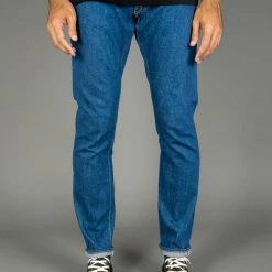 Pure Blue Japan GRE-019 "Green Cast" 12oz Relaxed Tapered Jeans