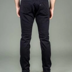 Pure Blue Japan XX-18oz-019 "Indigo X Black" 18oz Relaxed Tapered Jeans 37 Pure Blue Japan XX-18oz-019