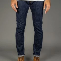 Pure Blue Japan AI-019 "Aizome Natural Indigo" 17.5oz Relaxed Tapered Jeans