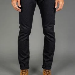 Pure Blue Japan EX-019-BB "Double Black Extra Slub" 17oz Relaxed Tapered Jeans