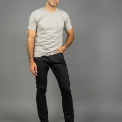 Pure Blue Japan EX-019-BB "Double Black Extra Slub" 17oz Relaxed Tapered Jeans