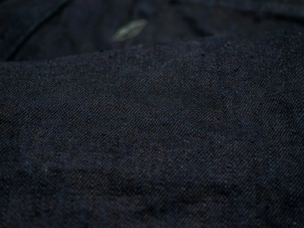 Pure Blue Japan XX-18oz-019 "Indigo X Black" 18oz Relaxed Tapered Jeans 24 Pure Blue Japan XX-18oz-019 "Indigo X Black" 18oz Relaxed Tapered Jeans