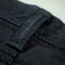 Pure Blue Japan XX-18oz-019 "Indigo X Black" 18oz Relaxed Tapered Jeans 54 Pure Blue Japan XX-18oz-019