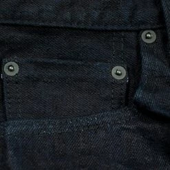 Pure Blue Japan XX-18oz-019 "Indigo X Black" 18oz Relaxed Tapered Jeans 49 Pure Blue Japan XX-18oz-019