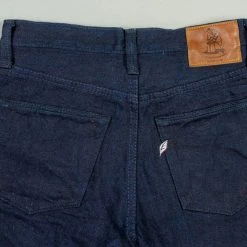 Pure Blue Japan XX-18oz-019 "Double Indigo" 18oz Relaxed Tapered Jeans 45 Pure Blue Japan XX-18oz-019