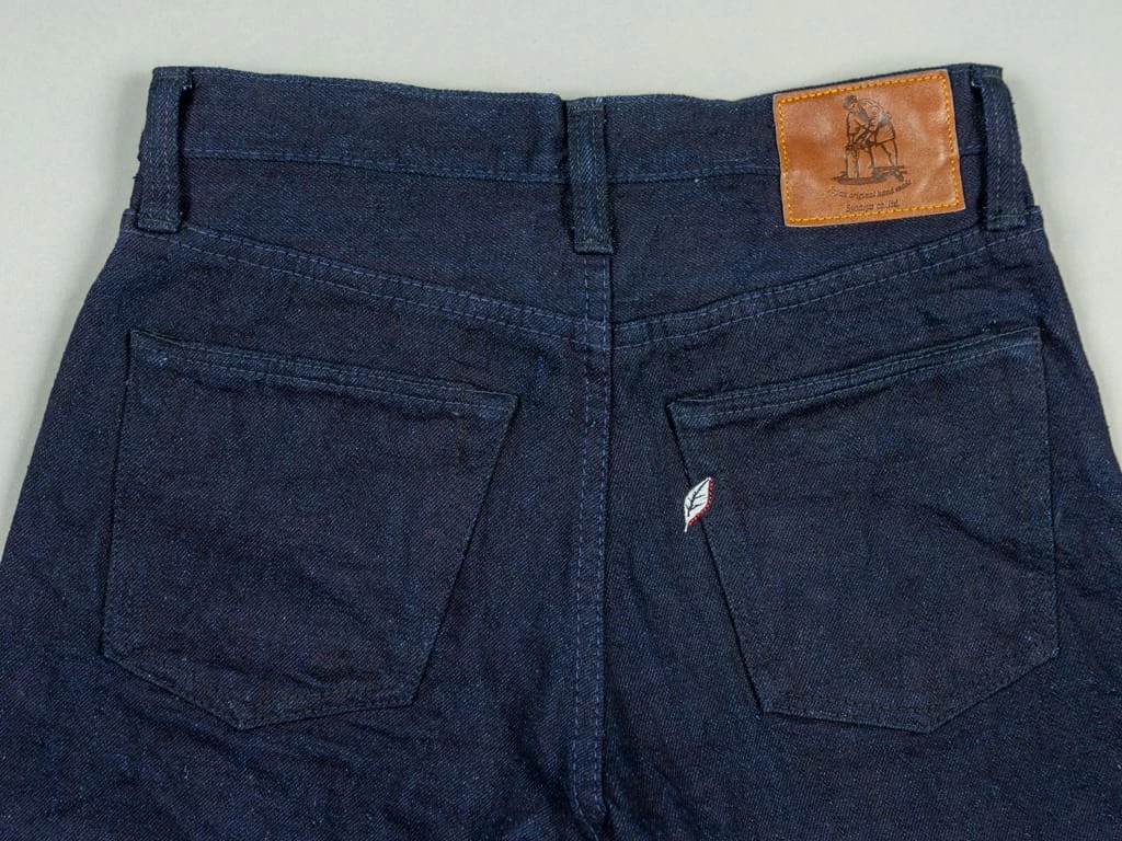 Pure Blue Japan XX-18oz-019 "Double Indigo" 18oz Relaxed Tapered Jeans 14 Pure Blue Japan XX-18oz-019 "Double Indigo" 18oz Relaxed Tapered Jeans