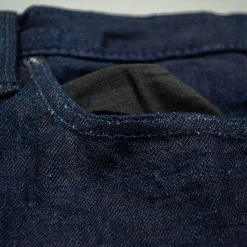 Pure Blue Japan XX-18oz-019 "Double Indigo" 18oz Relaxed Tapered Jeans 64 Pure Blue Japan XX-18oz-019