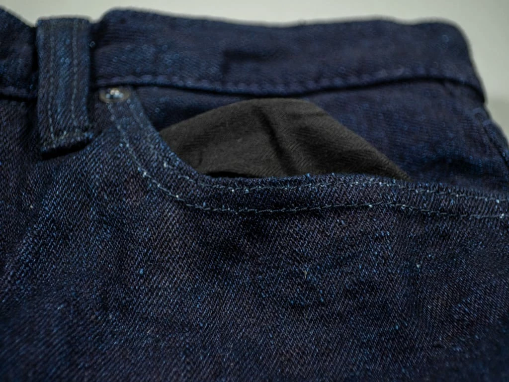 Pure Blue Japan XX-18oz-019 "Double Indigo" 18oz Relaxed Tapered Jeans 33 Pure Blue Japan XX-18oz-019 "Double Indigo" 18oz Relaxed Tapered Jeans