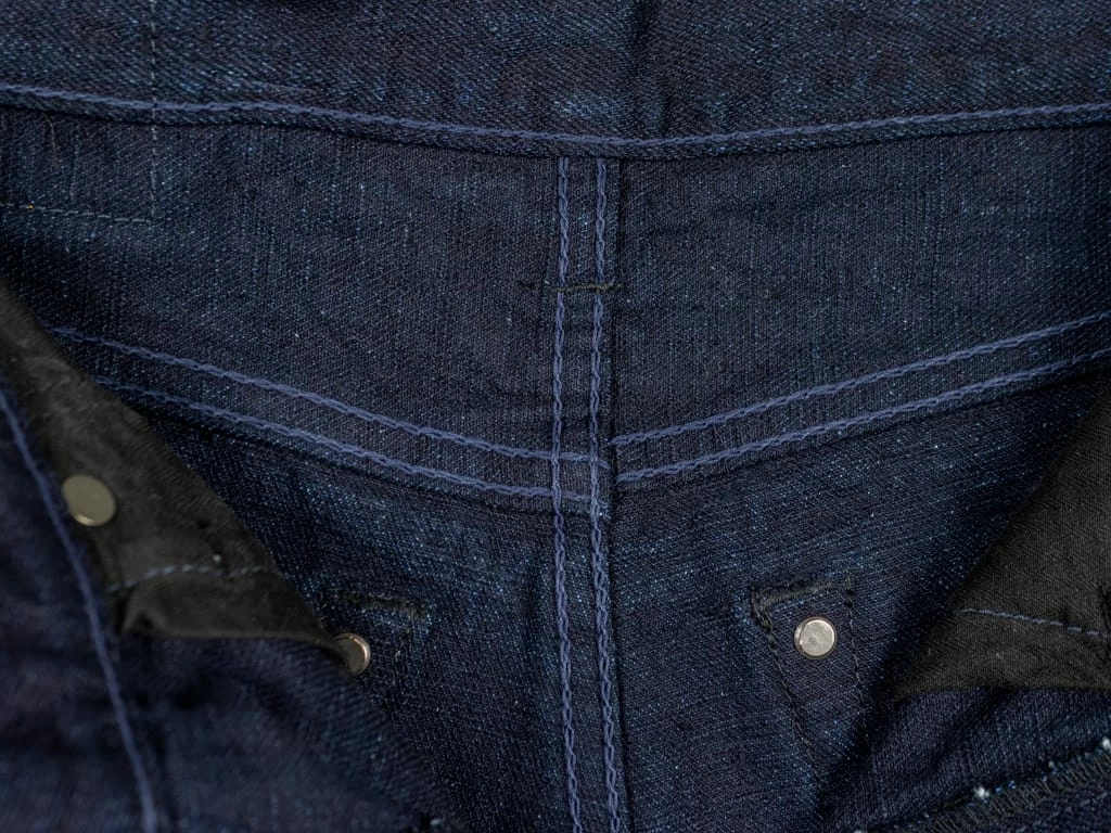 Pure Blue Japan XX-18oz-019 "Double Indigo" 18oz Relaxed Tapered Jeans 26 Pure Blue Japan XX-18oz-019 "Double Indigo" 18oz Relaxed Tapered Jeans