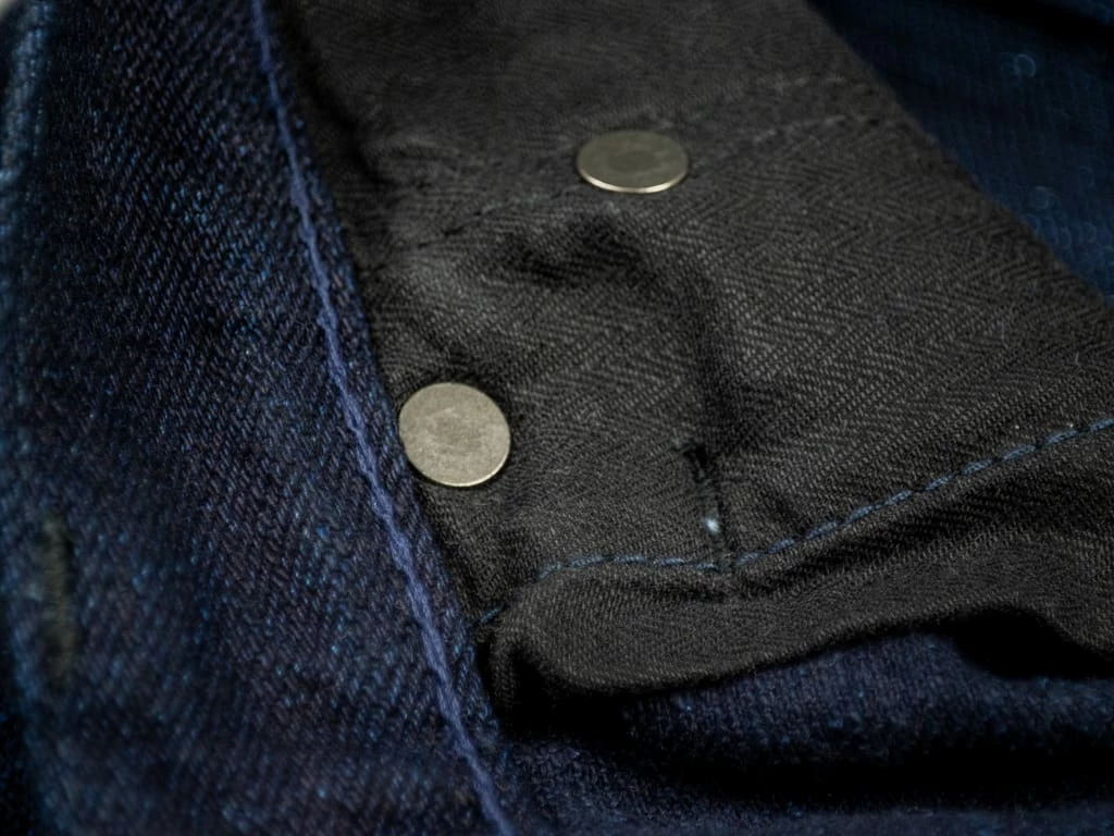 Pure Blue Japan XX-18oz-019 "Double Indigo" 18oz Relaxed Tapered Jeans 30 Pure Blue Japan XX-18oz-019 "Double Indigo" 18oz Relaxed Tapered Jeans