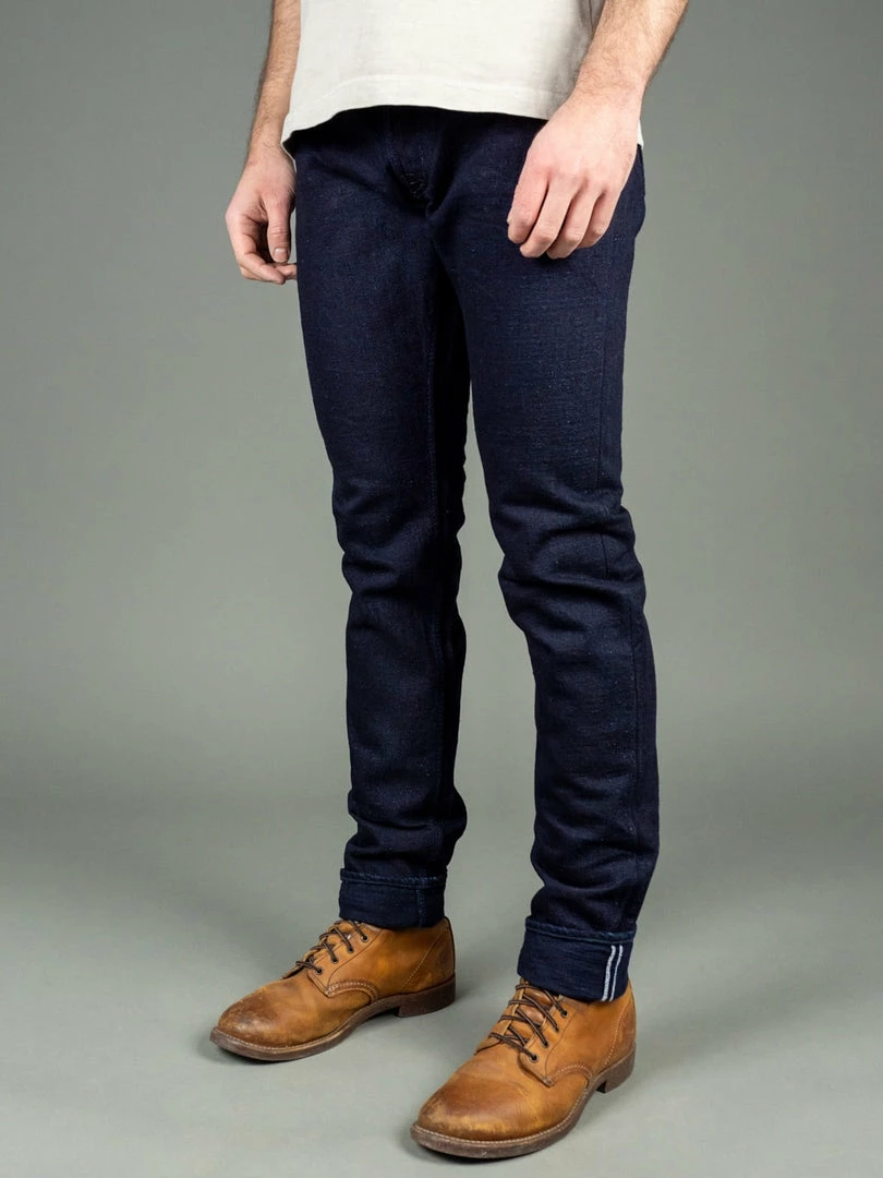 Pure Blue Japan XX-18oz-019 "Double Indigo" 18oz Relaxed Tapered Jeans 5 Pure Blue Japan XX-18oz-019 "Double Indigo" 18oz Relaxed Tapered Jeans