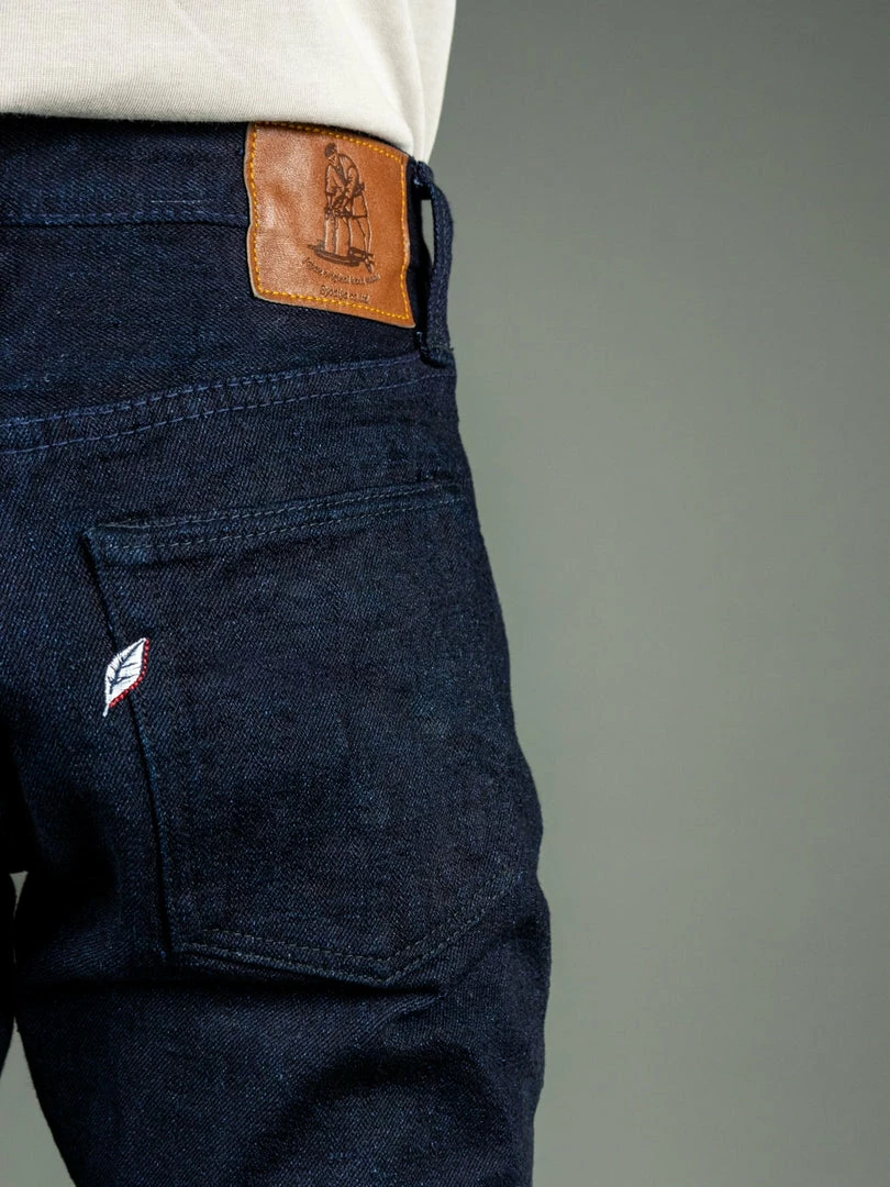Pure Blue Japan XX-18oz-019 "Double Indigo" 18oz Relaxed Tapered Jeans 8 Pure Blue Japan XX-18oz-019 "Double Indigo" 18oz Relaxed Tapered Jeans