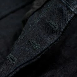 Pure Blue Japan XX-18oz-019 "Indigo X Black" 18oz Relaxed Tapered Jeans 64 Pure Blue Japan XX-18oz-019