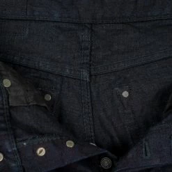 Pure Blue Japan XX-18oz-019 "Indigo X Black" 18oz Relaxed Tapered Jeans 57 Pure Blue Japan XX-18oz-019