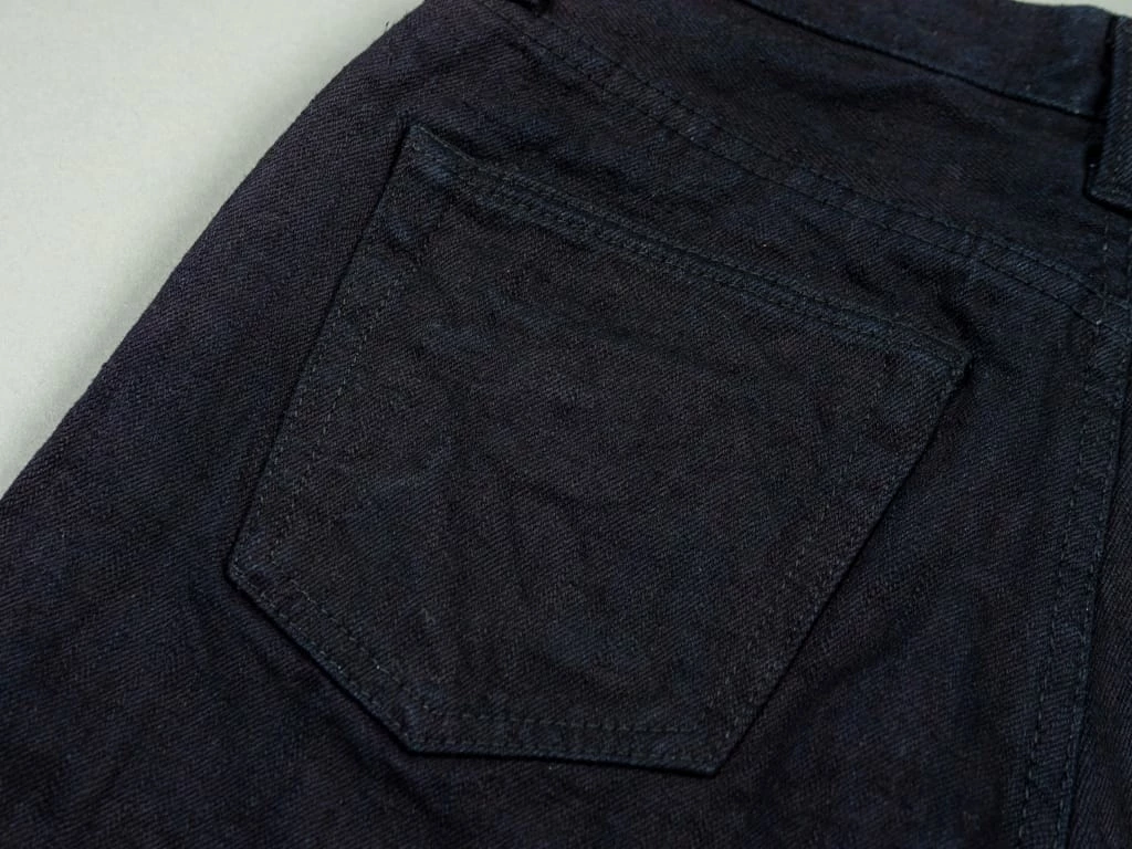 Pure Blue Japan XX-18oz-019 "Indigo X Black" 18oz Relaxed Tapered Jeans 27 Pure Blue Japan XX-18oz-019 "Indigo X Black" 18oz Relaxed Tapered Jeans