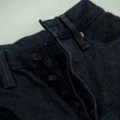 Pure Blue Japan XX-18oz-019 "Indigo X Black" 18oz Relaxed Tapered Jeans 59 Pure Blue Japan XX-18oz-019