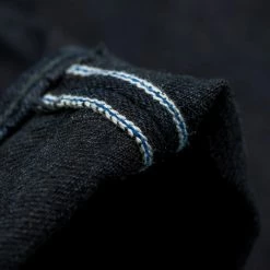 Pure Blue Japan XX-18oz-019 "Indigo X Black" 18oz Relaxed Tapered Jeans 51 Pure Blue Japan XX-18oz-019