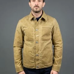 NEW ARRIVALS Rogue Territory Waxed Canvas Supply Jacket Tan Ridgeline
