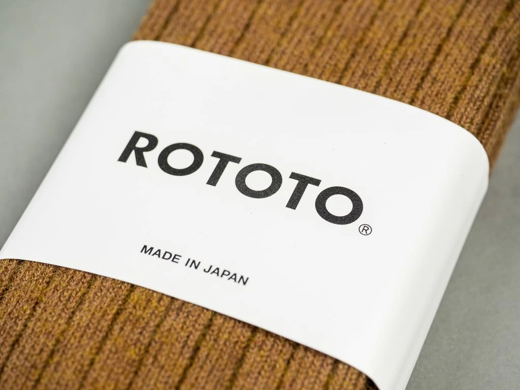 ROTOTO Cotton Wool Ribbed Crew Socks O.D. 6 ROTOTO Cotton Wool Ribbed Crew Socks O.D.