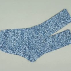 ROTOTO Denim Tone Crew Socks Ice 12 ROTOTO Denim Tone Crew Socks Ice