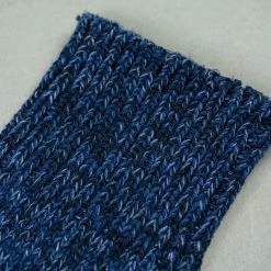 ROTOTO Denim Tone Crew Socks Dark