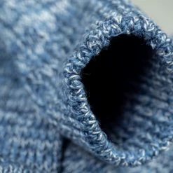 ROTOTO Denim Tone Crew Socks Ice 16 ROTOTO Denim Tone Crew Socks Ice