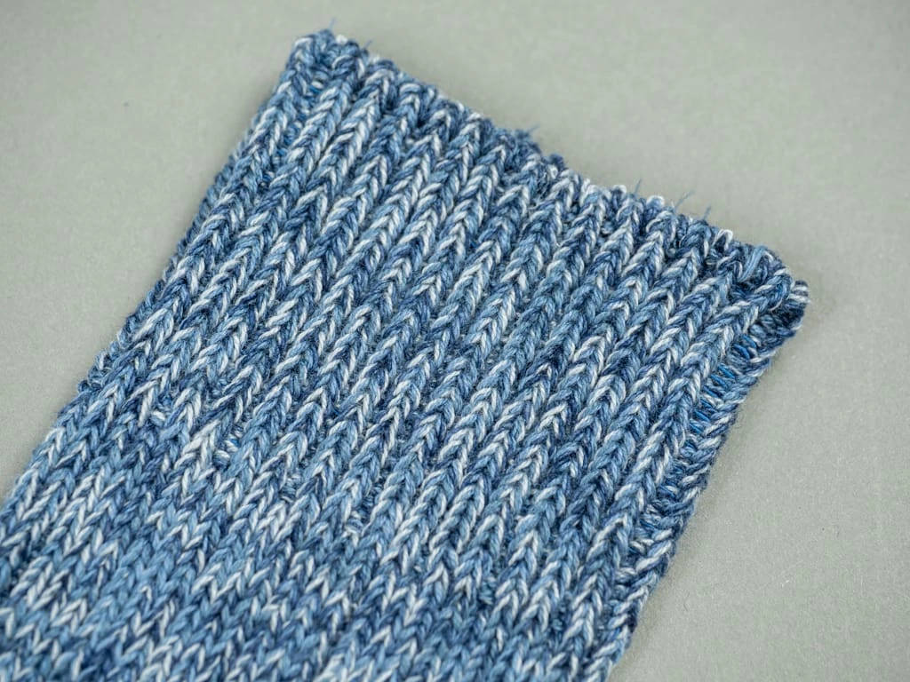 ROTOTO Denim Tone Crew Socks Ice 8 ROTOTO Denim Tone Crew Socks Ice