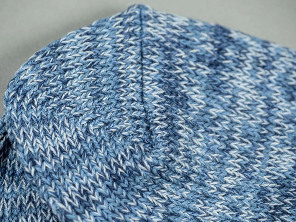 ROTOTO Denim Tone Crew Socks Ice 7 ROTOTO Denim Tone Crew Socks Ice