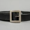Samurai Jeans A101-01 Tochigi Leather Belt Black