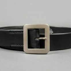 Samurai Jeans A101-01 Tochigi Leather Belt Black