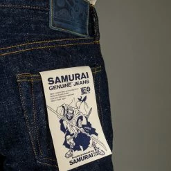 Samurai Jeans S211AX "Ai-Benkei" 18oz Natural Indigo Relax Tapered Jeans 45 Samurai Jeans S211AX