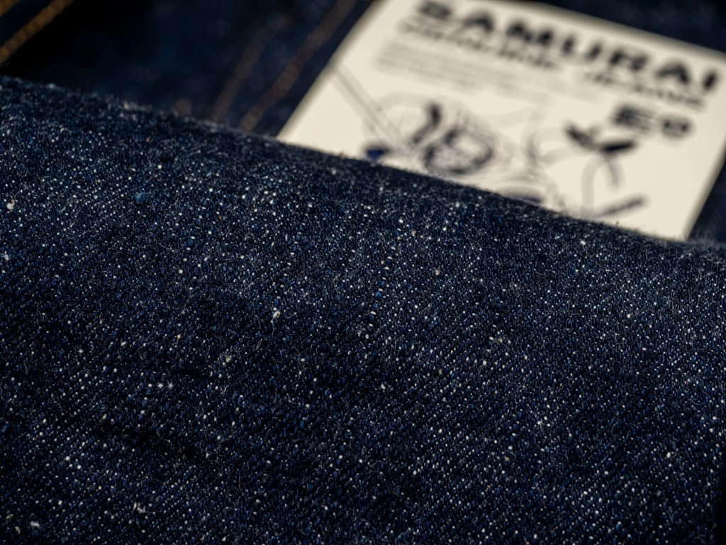 Samurai Jeans S211AX "Ai-Benkei" 18oz Natural Indigo Relax Tapered Jeans 37 Samurai Jeans S211AX "Ai-Benkei" 18oz Natural Indigo Relax Tapered Jeans