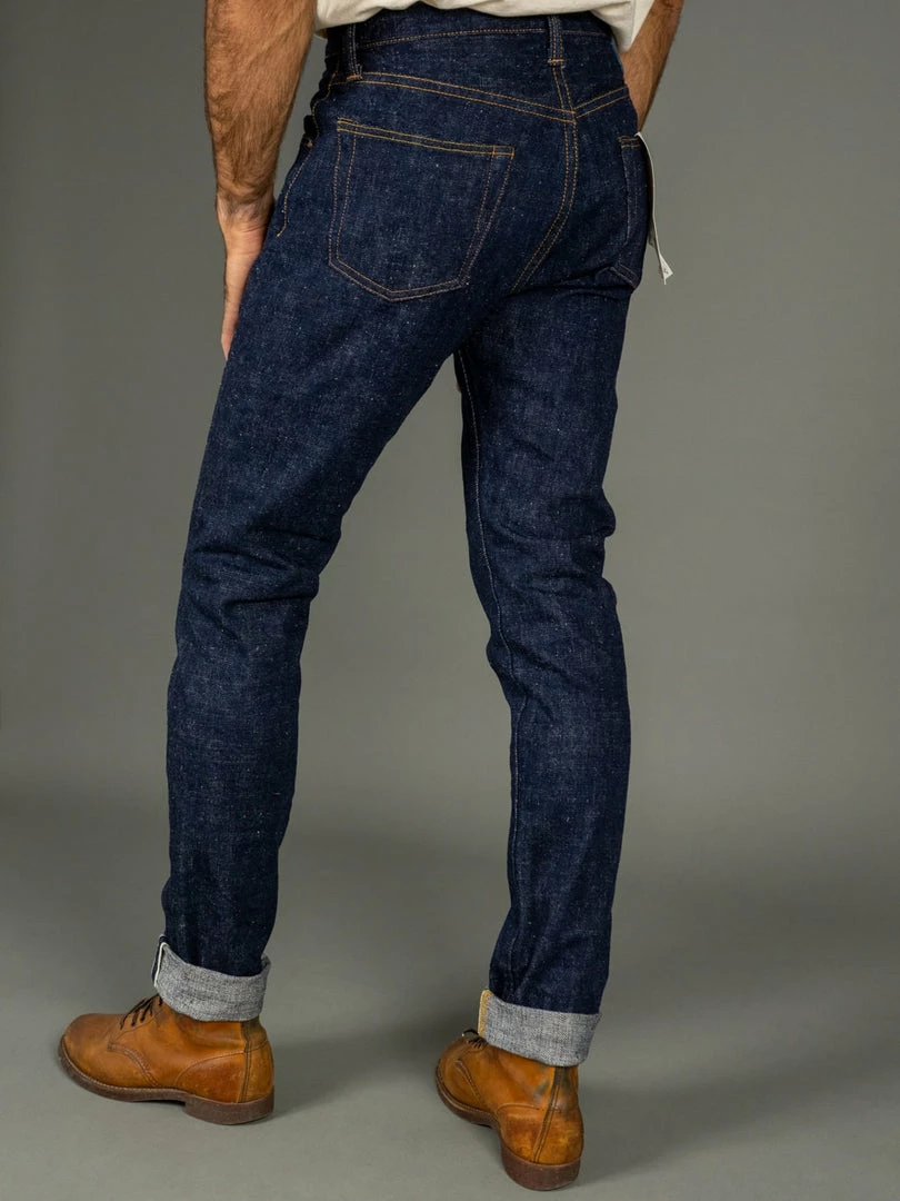 Samurai Jeans S211AX "Ai-Benkei" 18oz Natural Indigo Relax Tapered Jeans 7 Samurai Jeans S211AX "Ai-Benkei" 18oz Natural Indigo Relax Tapered Jeans