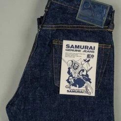 Samurai Jeans S211AX "Ai-Benkei" 18oz Natural Indigo Relax Tapered Jeans 47 Samurai Jeans S211AX