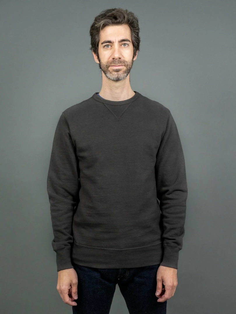 Samurai Jeans SWS-SC01 Japanese Cotton Sweatshirt Kuromane 3 Samurai Jeans SWS-SC01 Japanese Cotton Sweatshirt Kuromane