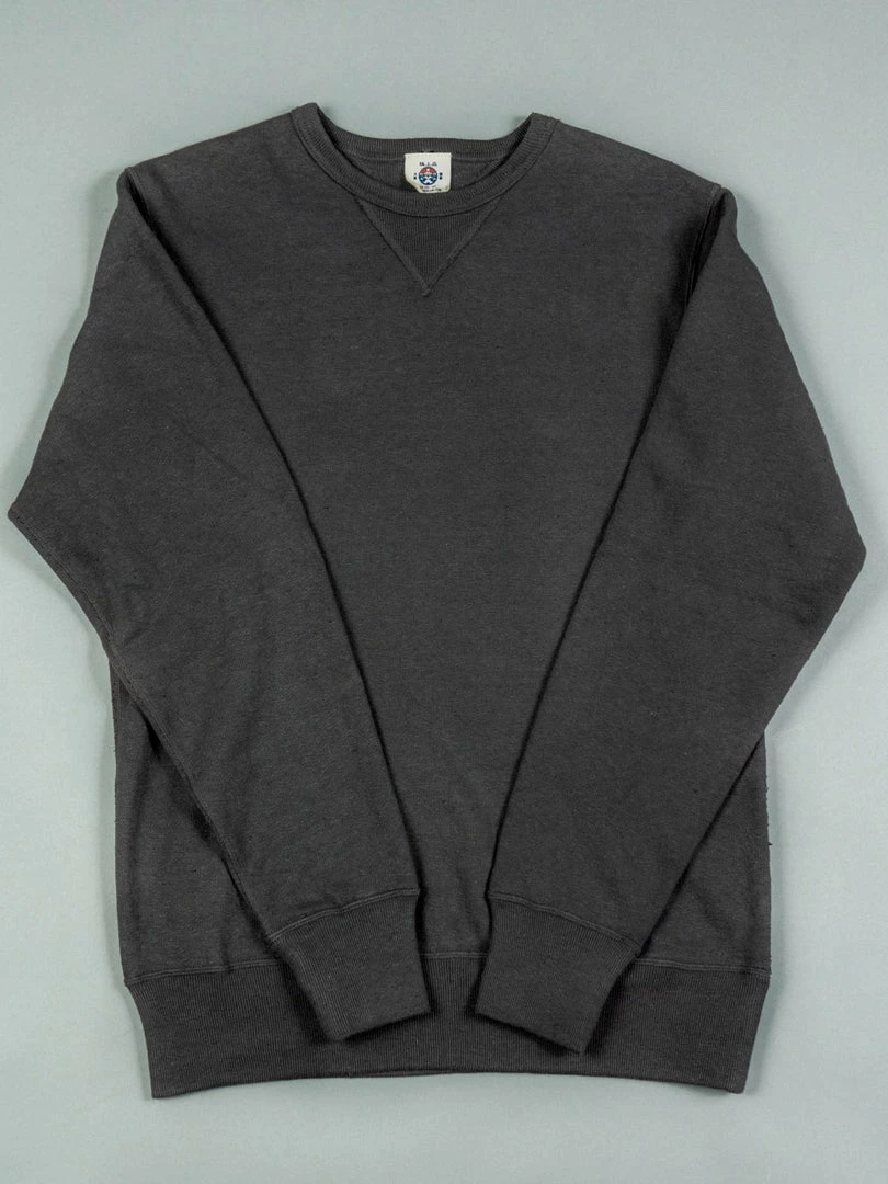 Samurai Jeans SWS-SC01 Japanese Cotton Sweatshirt Kuromane 8 Samurai Jeans SWS-SC01 Japanese Cotton Sweatshirt Kuromane