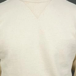 Samurai Jeans SWS-SC01 Japanese Cotton Sweatshirt Natural 28 Samurai Jeans SWS-SC01 Japanese Cotton Sweatshirt Natural