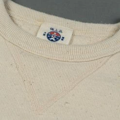 Samurai Jeans SWS-SC01 Japanese Cotton Sweatshirt Natural 43 Samurai Jeans SWS-SC01 Japanese Cotton Sweatshirt Natural