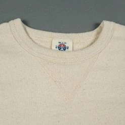 Samurai Jeans SWS-SC01 Japanese Cotton Sweatshirt Natural 35 Samurai Jeans SWS-SC01 Japanese Cotton Sweatshirt Natural