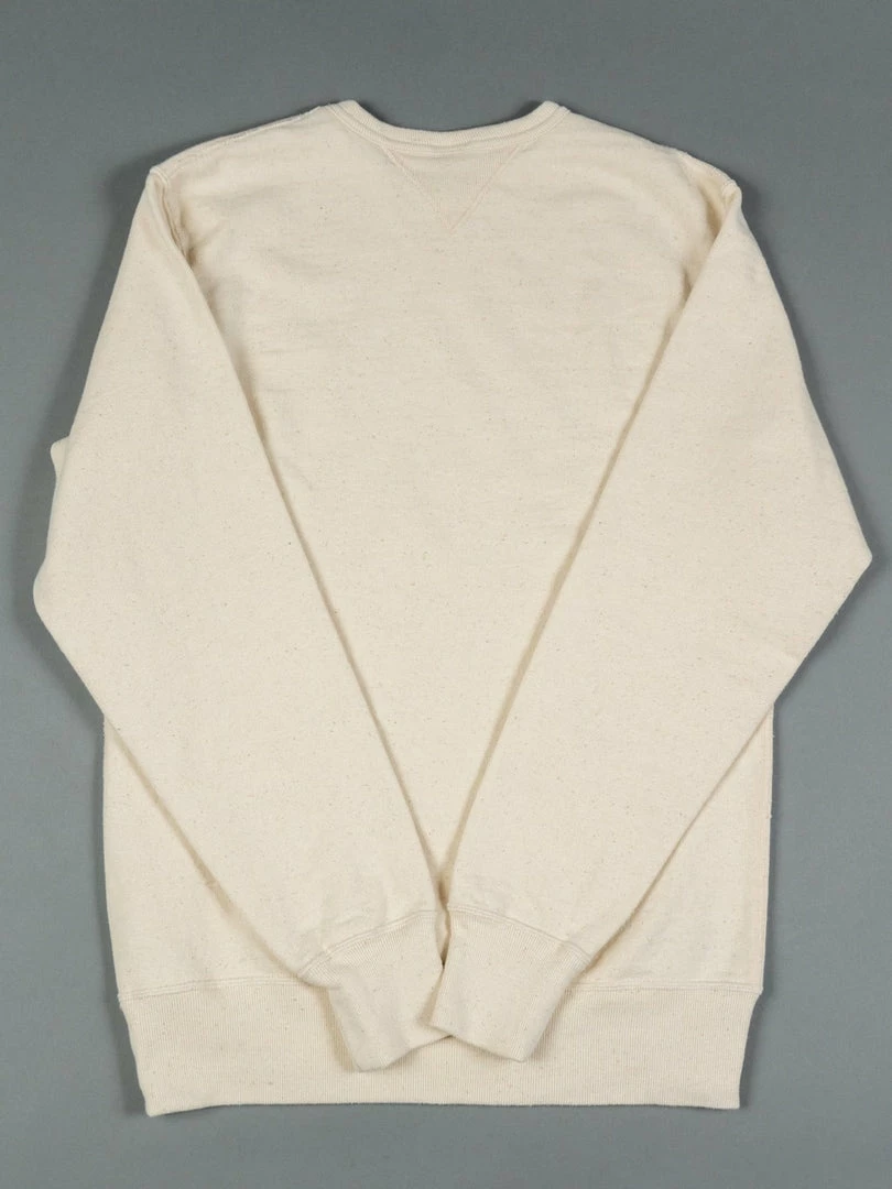 Samurai Jeans SWS-SC01 Japanese Cotton Sweatshirt Natural 11 Samurai Jeans SWS-SC01 Japanese Cotton Sweatshirt Natural