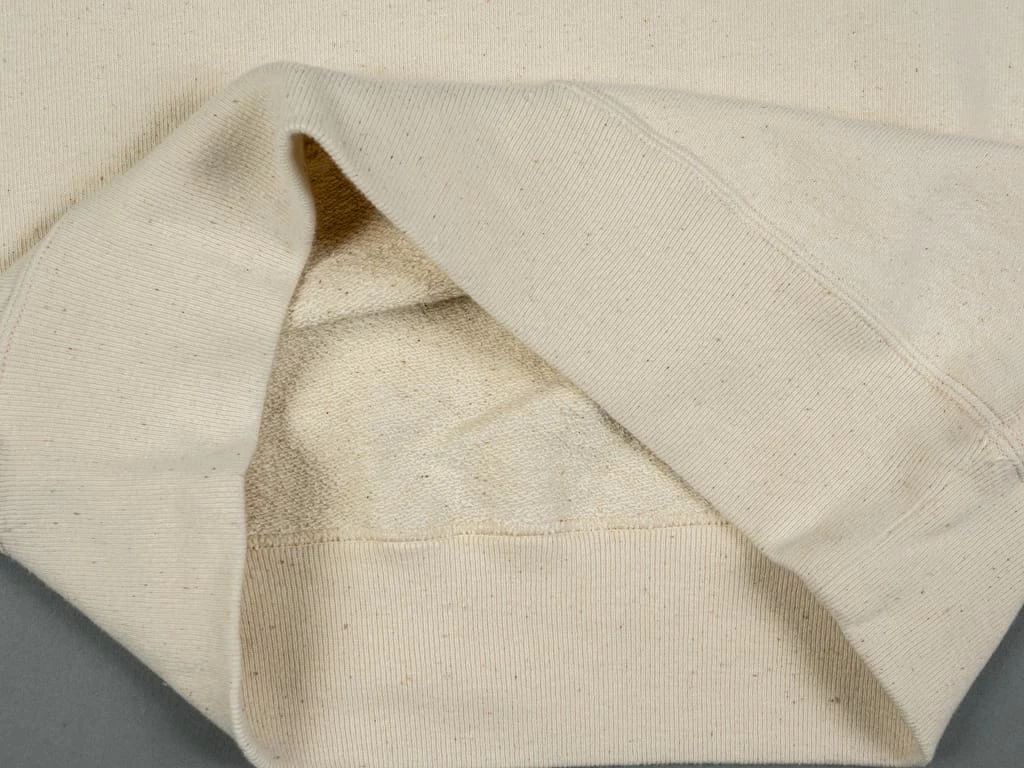 Samurai Jeans SWS-SC01 Japanese Cotton Sweatshirt Natural 15 Samurai Jeans SWS-SC01 Japanese Cotton Sweatshirt Natural