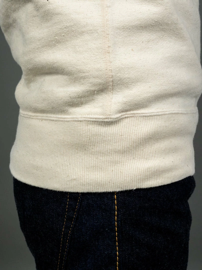 Samurai Jeans SWS-SC01 Japanese Cotton Sweatshirt Natural 9 Samurai Jeans SWS-SC01 Japanese Cotton Sweatshirt Natural